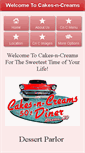 Mobile Screenshot of cakesncreams.com